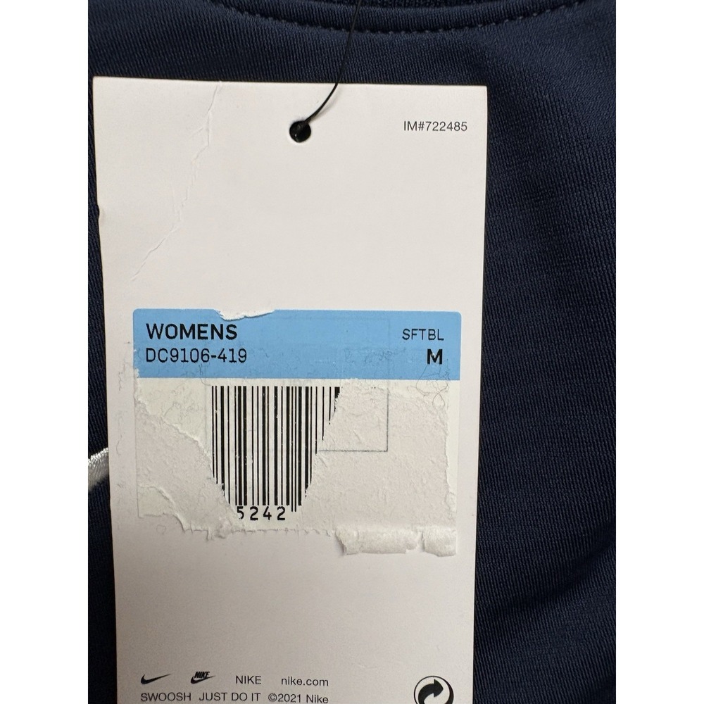 NEW Nike Dri-FIT Warmups Practice Long Sleeve Top Navy DC9106-419 Women's Medium - Picture 5 of 9
